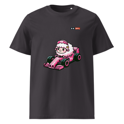 RFL Pink Racer Sheep Tee  100% Organic Cotton