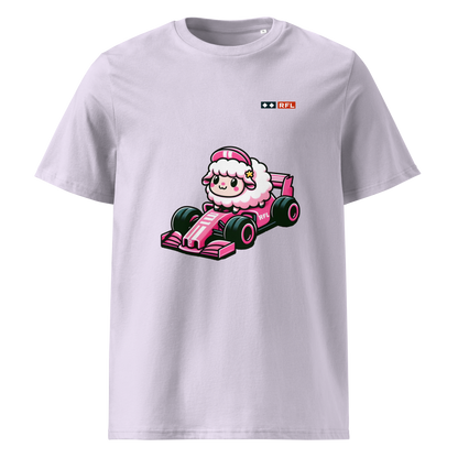 RFL Pink Racer Sheep Tee  100% Organic Cotton