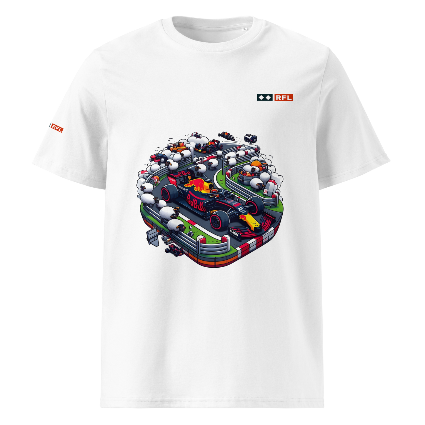 Race For Luck  Racing Excitement Tee 100% Organic Cotton